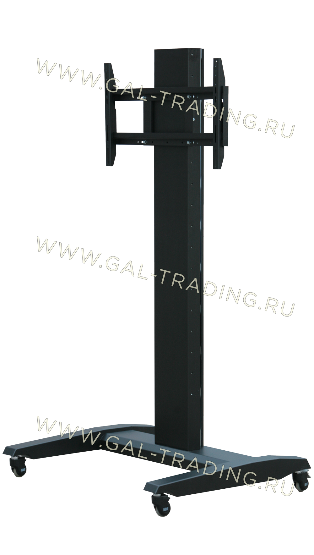 Мобильная напольная стойка на колонне для больших телевизоров с диагоналями 55-95 дюймов ГАЛ RackStone PMW95-M