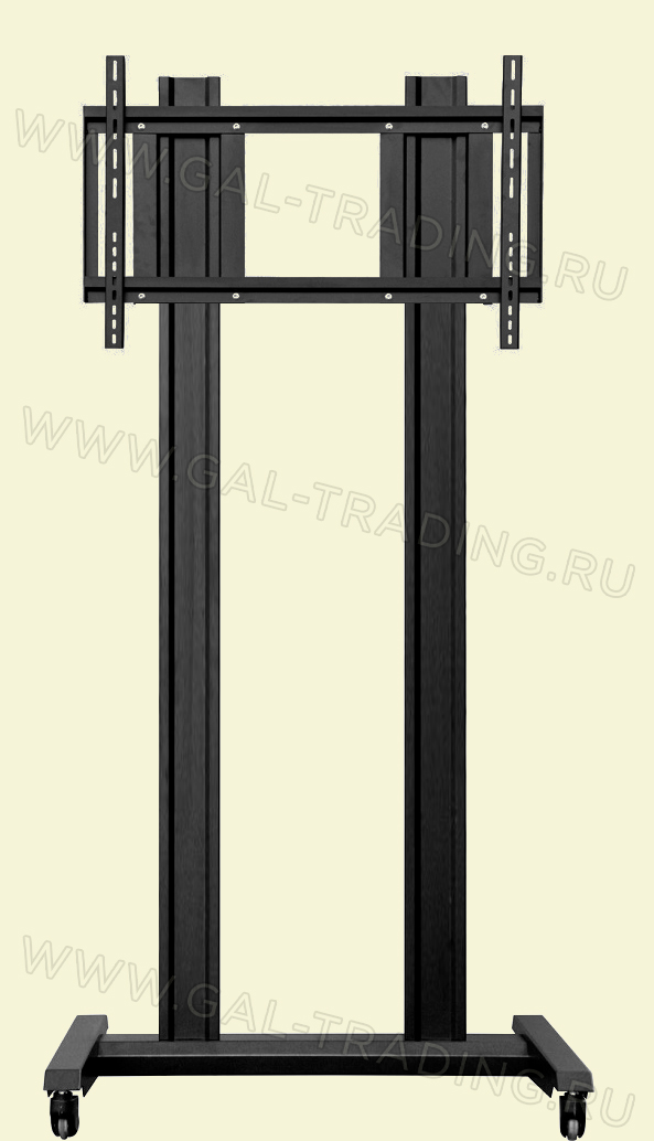 Мобильная напольная стойка с увеличенной высотой колонн для средних и больших телевизоров с диагоналями 50-84 дюймов