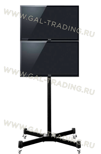 Мобильная стойка ГАЛ GalStand-1-twin-v для двух мониторов с диагональю 15-42 дюймов